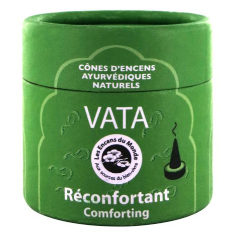Cônes d'encens Ayurvédique Vata Naturels Cônes d'encens Ayurvédique Vata Naturels