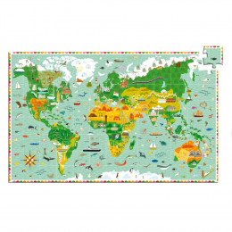 Puzzle observation Tour du monde - à partir 6 ans