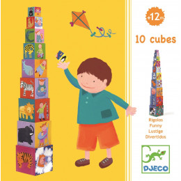 10 cubes rigolos - A partir de 1 an