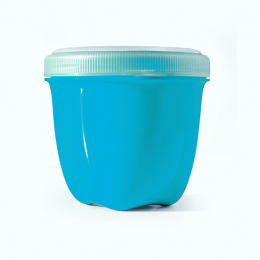 Boîte de conservation en matériaux 100 % recyclés Bleue