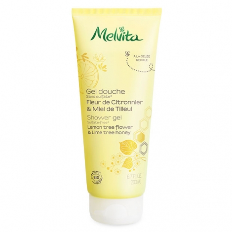 Gel douche Bio Fleur de citronnier et Miel de Tilleul 200 ml - Melvita