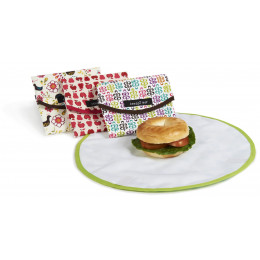 Pochette ronde pour goûters et sandwiches - Mesh