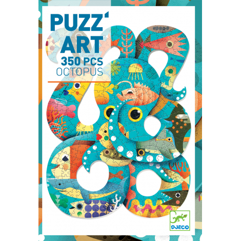 Puzzel 'Puzz'art' Pieuvre - 350 pièces - à partir de 7 ans