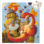 Puzzle Silhouette 'Vaillant & les dragons' - 54 pièces - à partir de 5 ans