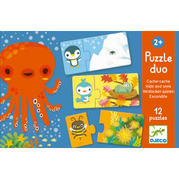 Puzzle duo 'Cache-cache' - à partir de 2 ans