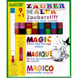9+1 feutres magiques - à partir de 3 ans