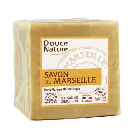 Savon de Marseille bloc Blanc 600 gr Savon de Marseille bloc Blanc 600 gr