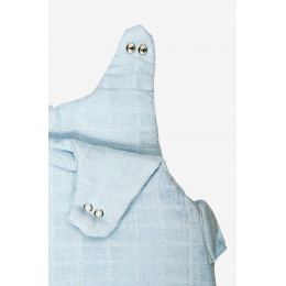 Gigoteuse hiver en mousseline - bleu pastel TOG 2.5 / 6-12 mois