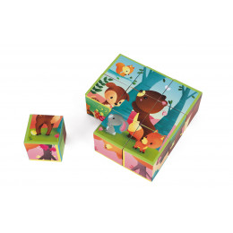 9 cubes forêt - à partir de 2 ans