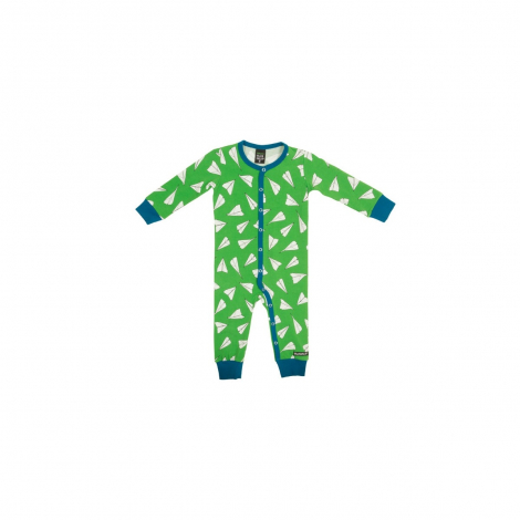 Pyjama combi en coton bio Forest Avions
