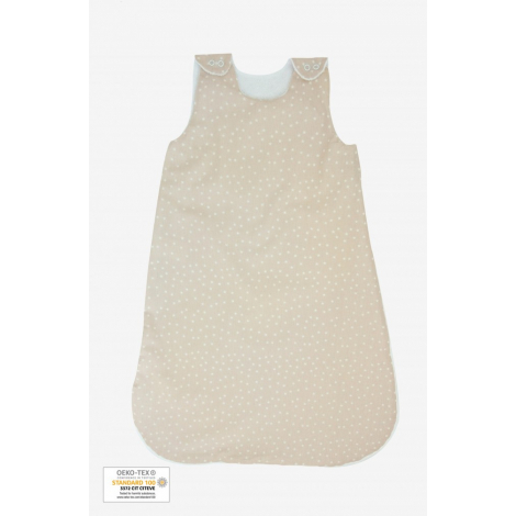 Gigoteuse été en coton bio - Beige étoilé TOG 1 / Prématuré