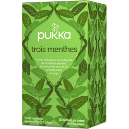 Trois menthes 20 infusettes Bio