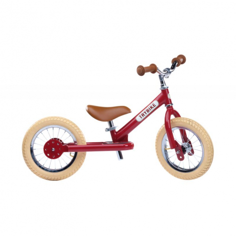 Trybike 2-en-1 vintage rouge - draisienne