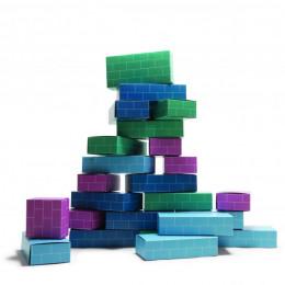 Super bricks - 24 briques en carton - à partir de 3 ans