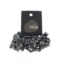 Bracelet baroque large Hematite