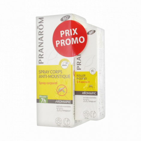 Promo duo Aromapic moustiques - Spray + roller 