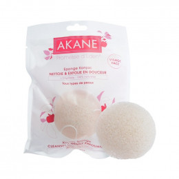 Eponge Konjac blanche - exfoliante