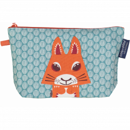 Trousse à soufflets en coton Bio - Ecureuil