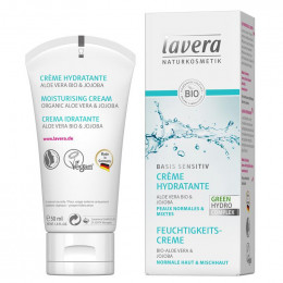 Crème hydratante pour le visage à l'aloe vera et au jojoba 50 ml