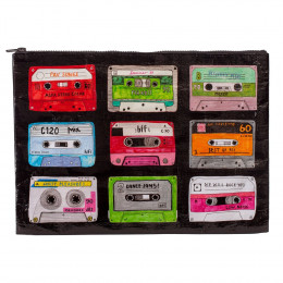 Grande trousse en matériaux recyclés - Mixtape