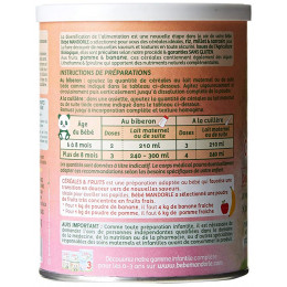 Céréales et fruits - dès 6 mois - 400 g