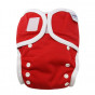 Culotte de protection pour couche lavable - 3,5 à 20 kg - Lot de 2 - Rouge