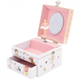 Coffret à bijoux musical en bois - Cupcake - à partir de 3 ans