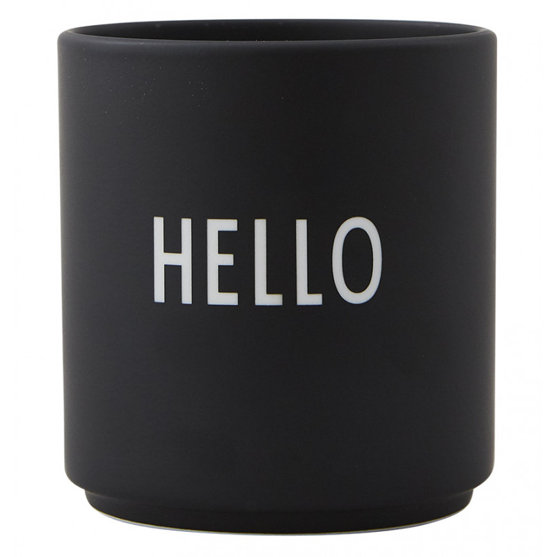 Design Letters - Tasse en porcelaine Hello - Sebio