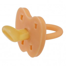 Tétine orthodontique en caoutchouc - Couronnes - Cantaloupe