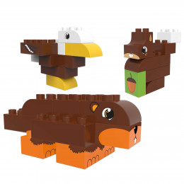 27 blocs de construction - Wildlife Forêt - à partir de 18 mois
