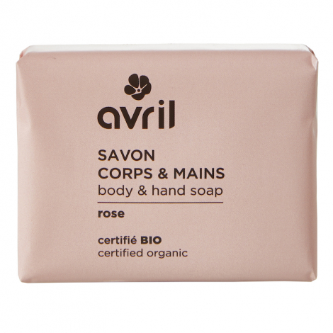 Savon corps et mains BIO - Rose - 100 g