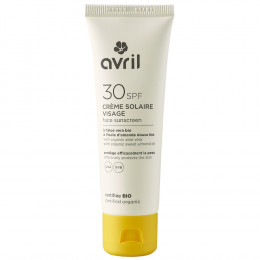 Crème solaire visage BIO -  SPF30 - 50 ml 