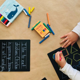 5 ardoises d'activités - Lettres - à partir de 3 ans