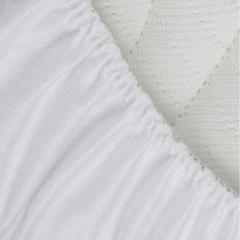 Alese Drap Housse 2 En 1 Pour Lit Bebe 50 X 100 Cm Blanc