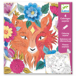 Coloriage surprise - En forêt