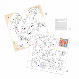Coloriage surprise - En forêt