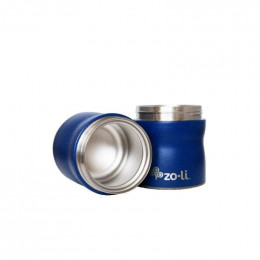 Boîte isotherme double en inox - 235 ml - Bleu