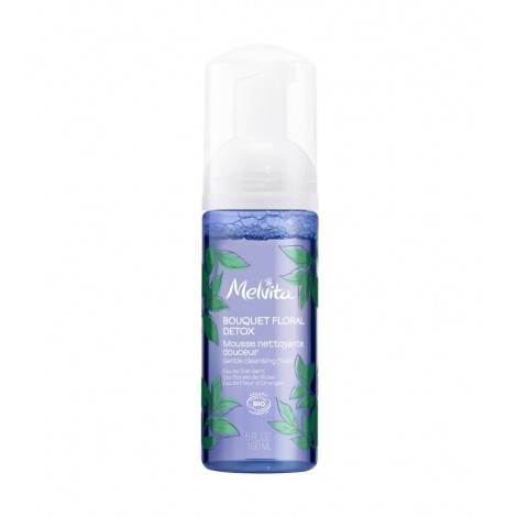 Mousse nettoyante douceur Bio "Bouquet floral Detox" - 150 ml