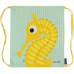 Sac d'activités enfant en coton BIO - Hippocampe