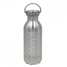 Gourde Daily MINI Inox - gravure Vagues - 330 ml