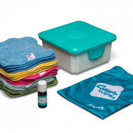 Mini kit lingettes - coton Zéro Twist - arc-en-ciel - Lavande