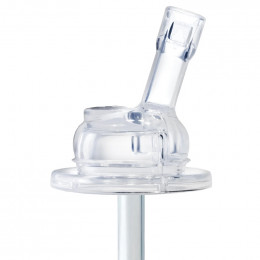 Biberon isotherme évolutif inox 260 ml - Paille - Aqua swirl