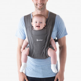 Porte-bébé Baby Carrier New born + Embrace - Heather Grey