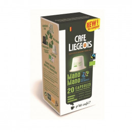 Café Bio Mano Mano - 20 Capsules Bio compostables - 104 g
