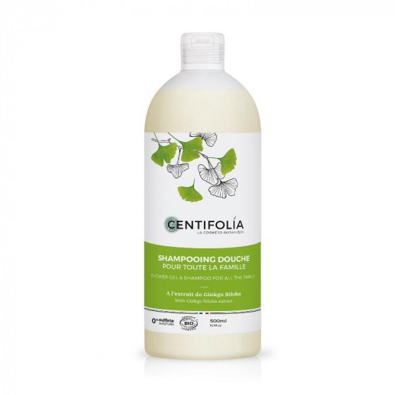 Shampooing douche Famille - Ginkgo - 500 ml Shampooing douche Famille - Ginkgo - 500 ml