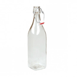 Bouteille en verre carrée - 1 l