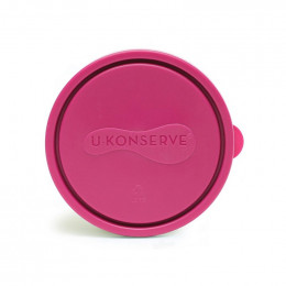 Couvercle pour boîte ronde 475 ml - 12 cm de diamètre - Framboise