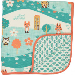 Couverture bébé en coton BIO - Local heroes