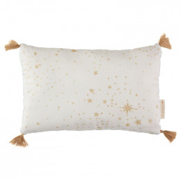 Coussin Sublim - Gold stella & White