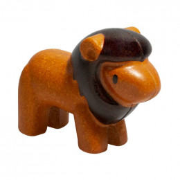 Lion en bois